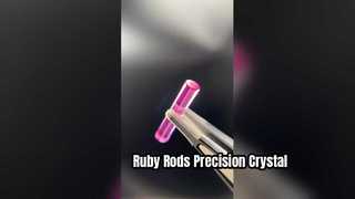 Cristal haute performance Ruby Rods